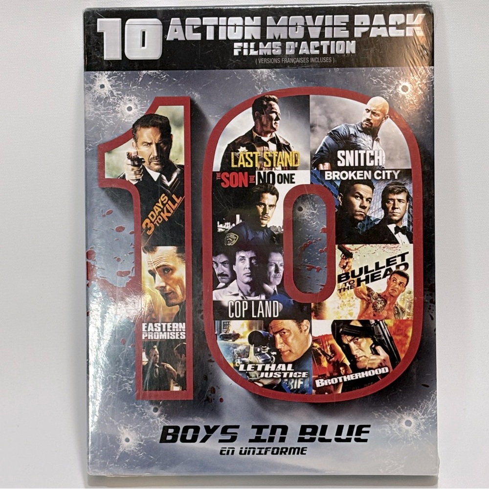 Ultimate Cop Movie Bundle - Boys In Blue: 10 Action Movie Pack DVD Box Set NEW